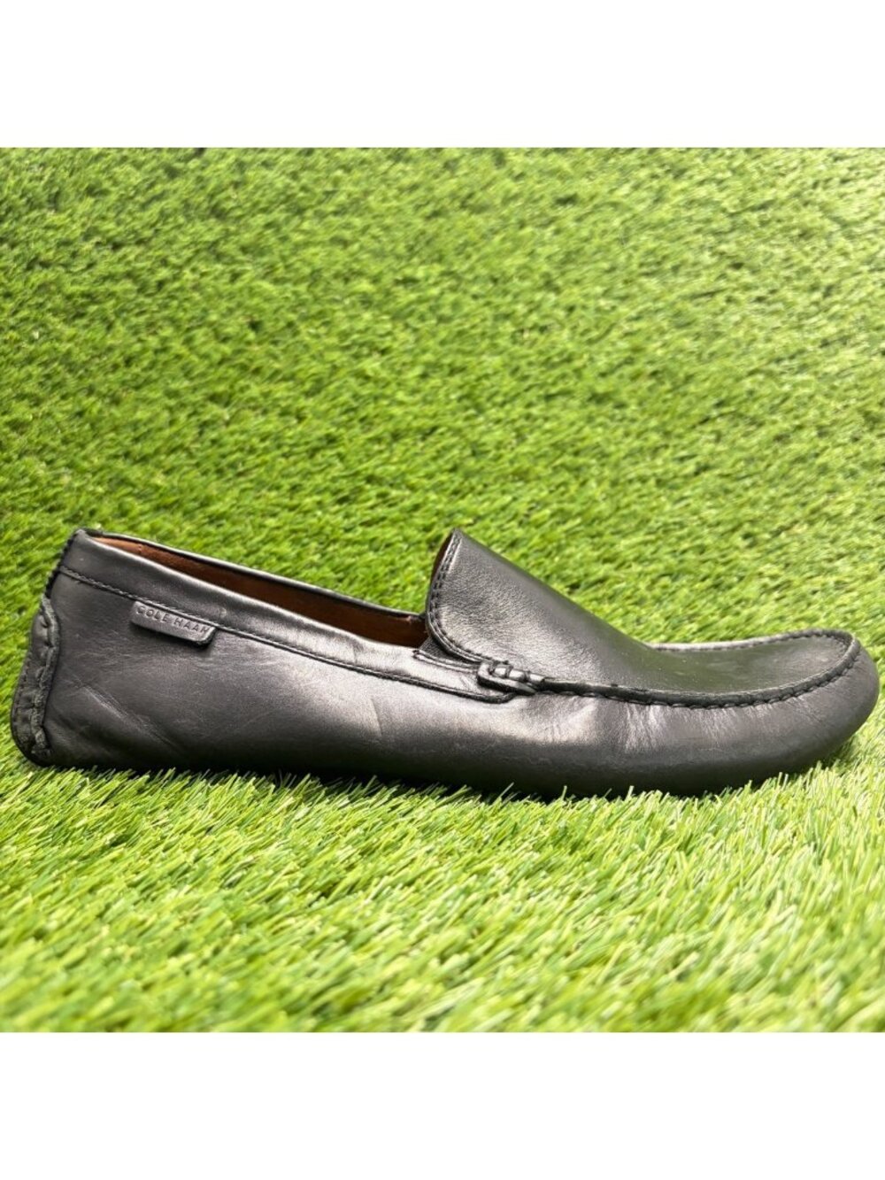 Cole Haan Grand+ Venetian Mens Size 11 Black Casual Classic Driving Loafer Shoes